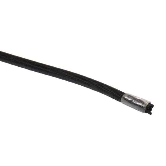 Černý elastický napínák v roli - Ø 4 mm - 20M - SHOP-STORY - Roztažitelný na 110%