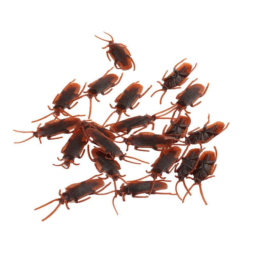 Funny Toys  Halloween Amusing Prank Cockroach Shape Toy Fake Roaches Joke Lifelike Blackbeetle