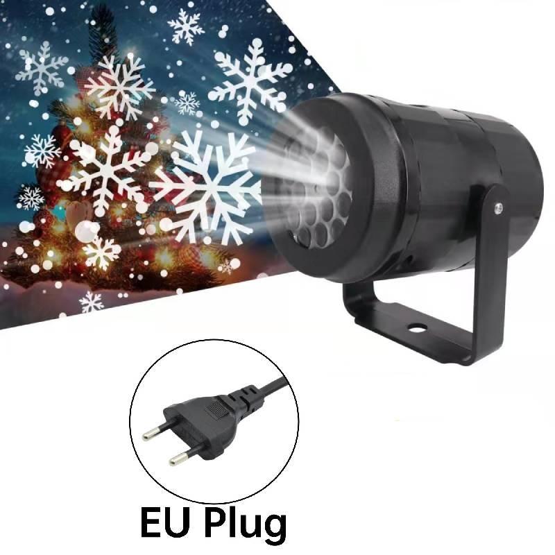 Christmas Lights Projector Xmas Party In Outdoor Snowflake Led Laser Lamp Usb