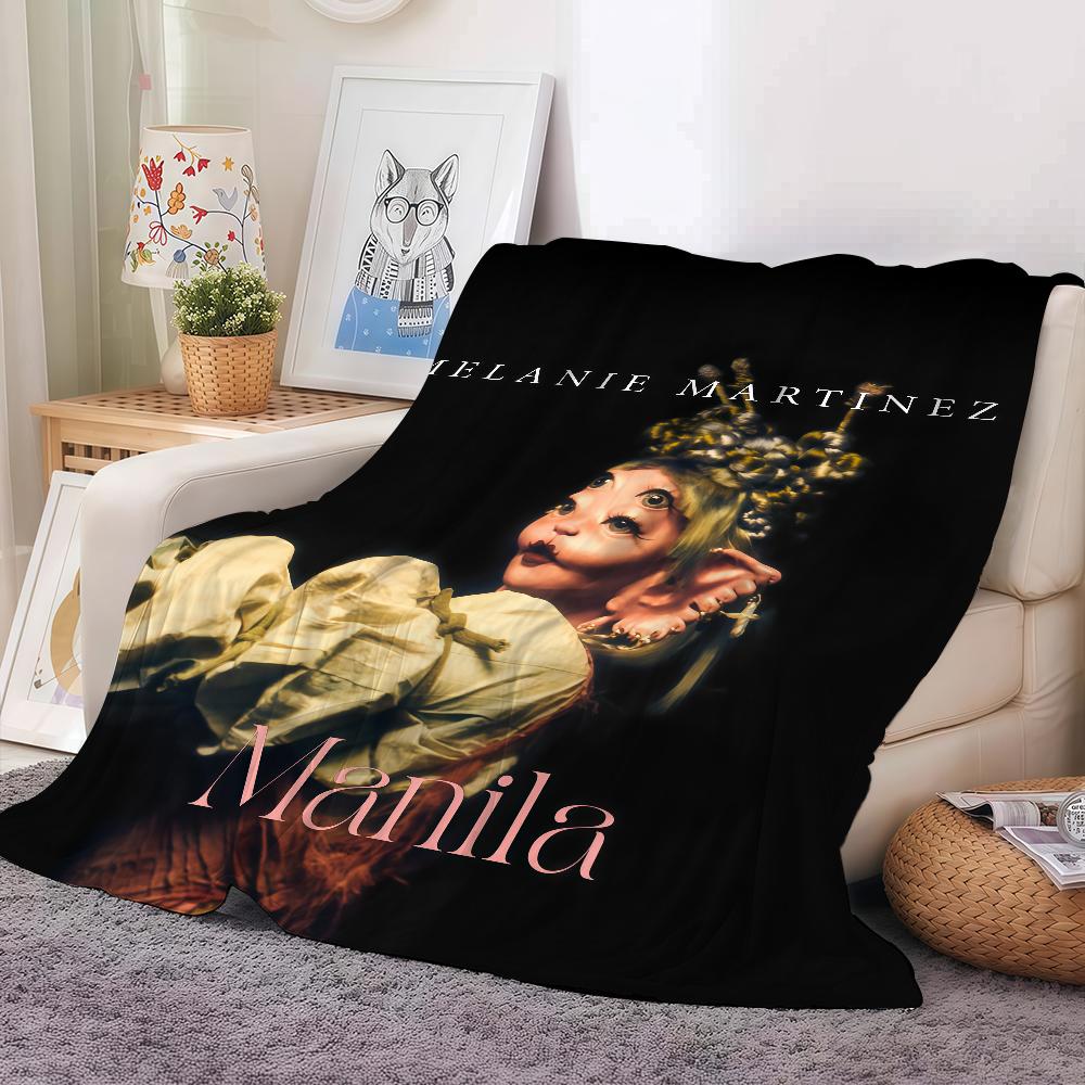 

M-Melanie M-Martinez Singer Blanket Warm And Soft Suitable For Bedroom Living Room Sofa Bed Office Travel Camping 30x40in