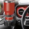 Car Cup Holder for Jeep Wrangler Gladiator Black Window Cup Holder Chrome Car Drink Mount Water Bottles Coffee Cups