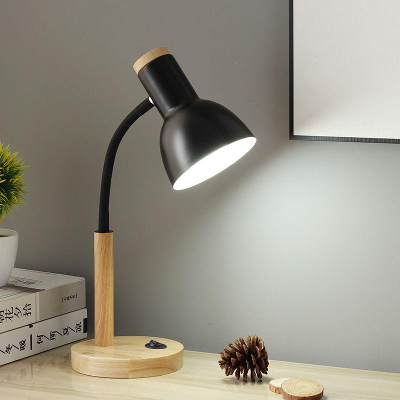 Nordic Retro Eye Protection Table Lamp - Bedside & Study Desk Lamp with Plug-in Feature