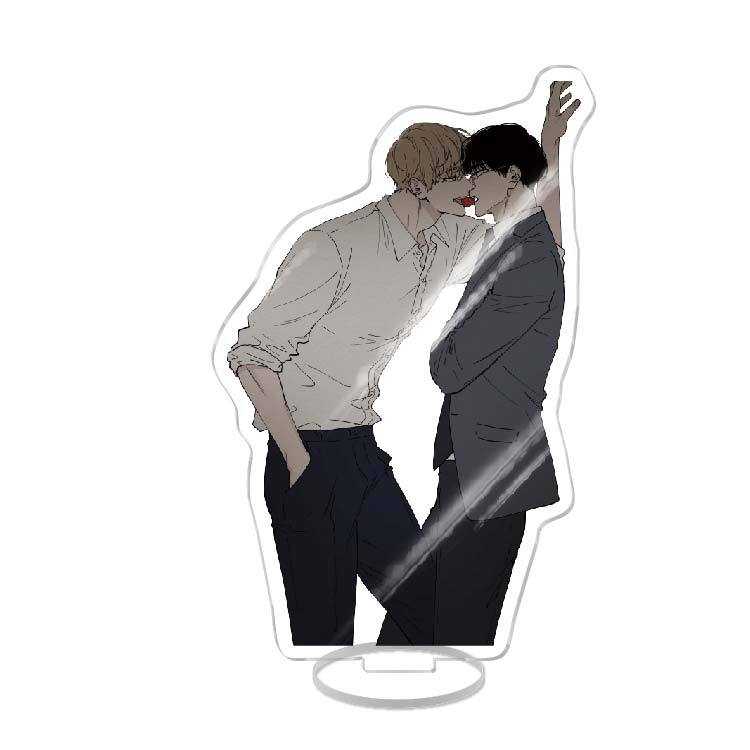 Checkmate Hot Korean Anime Acrylic Stand Model Plate Decoration Originality Desk Figure Display Cartoon BL Boys Gifts Products