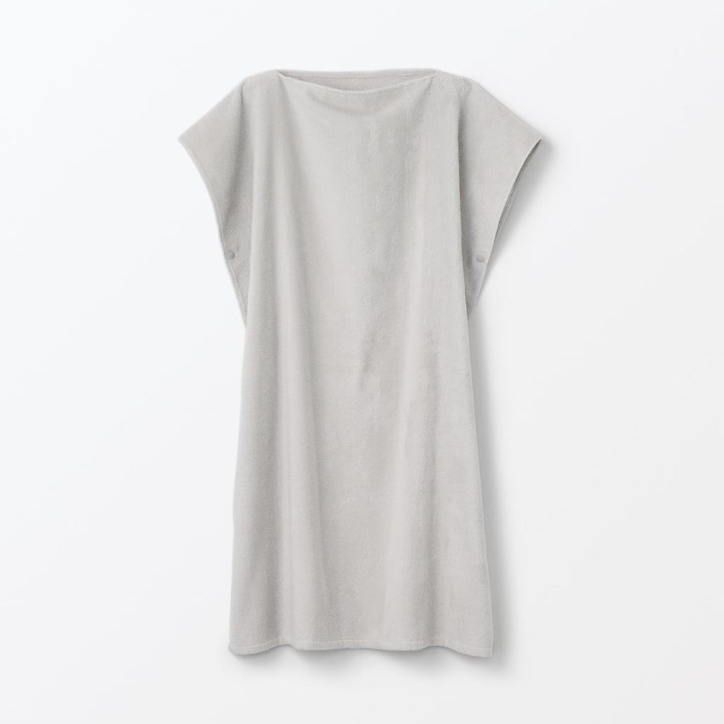 MUJI Bath Towel Poncho 70 X Gray 23113281 190cm,