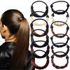 2PCS Invisible Seamless Ponytail Headband Simulation Wig Head Rope Rubber Bands Women Girls High Elastic Hair Ropes Accessories