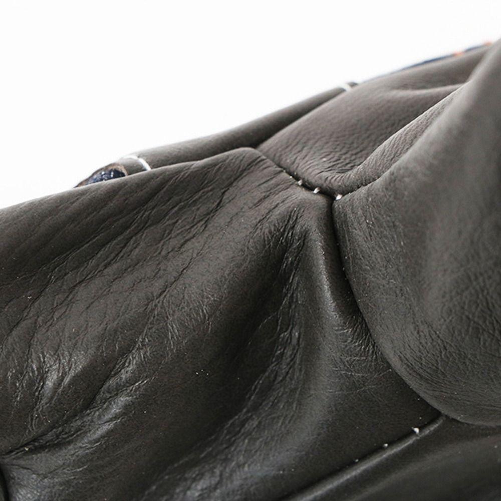 1 Pair Thickened Leather Work Gloves Abrasion Resistant Welder Gloves Metalworking Gardening