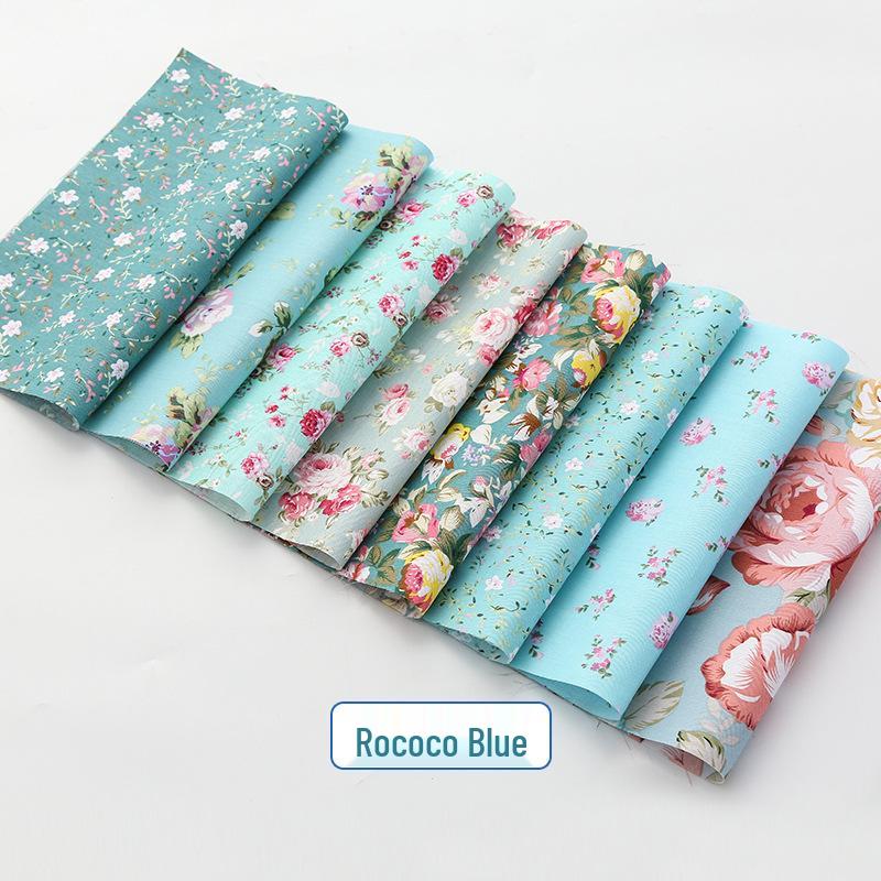 Pure Cotton Patchwork Fabric Set - Printed Fabric Scraps for Doll Clothes & Hair Ties, Handmade DIY Projects