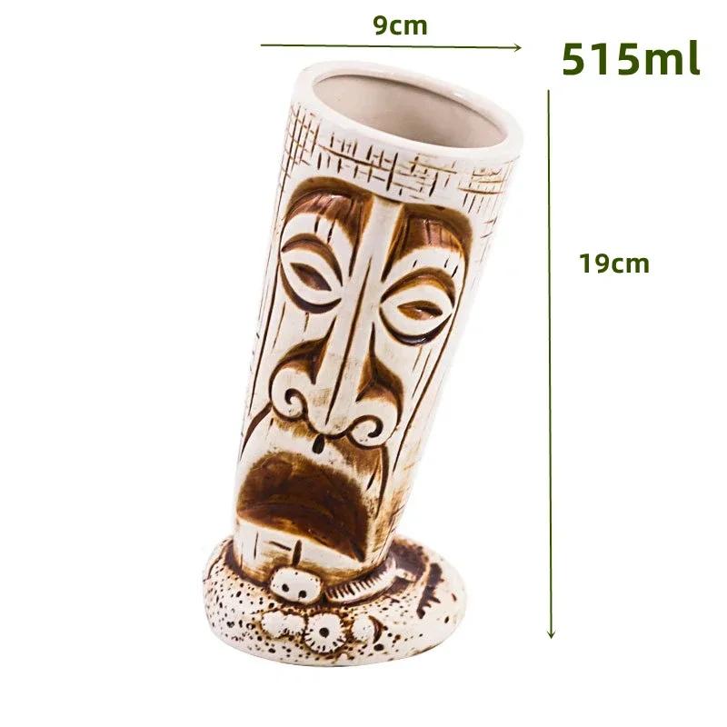 60 Types Ceramic Hawaii Tiki Mugs Creative Cocktail Glasses Beer Glass Martini Glasses Wine Glass Funny Cup Gift for Men