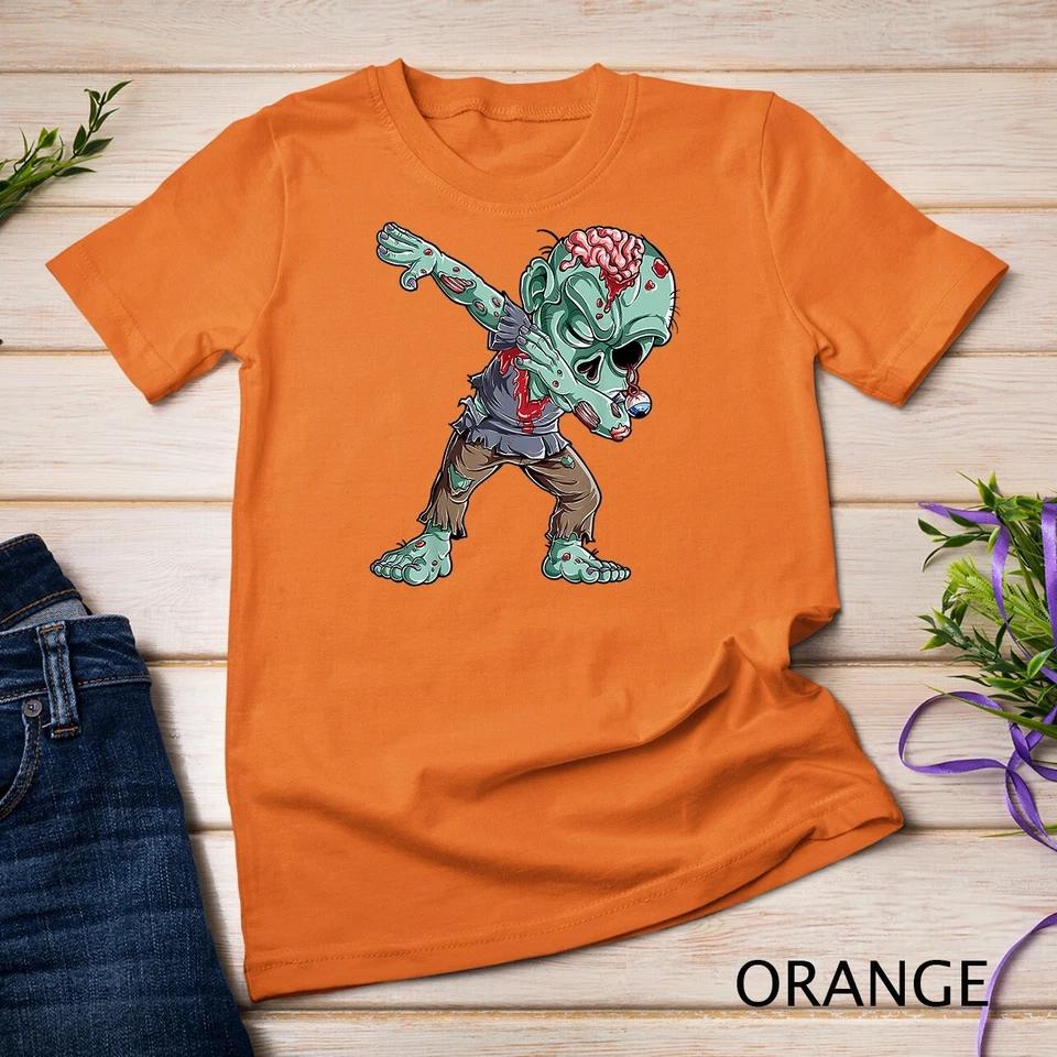 Dabbing Zombie T shirt Halloween Boys Kids Dab Funny Zombies Unisex T-shirt 6 S
