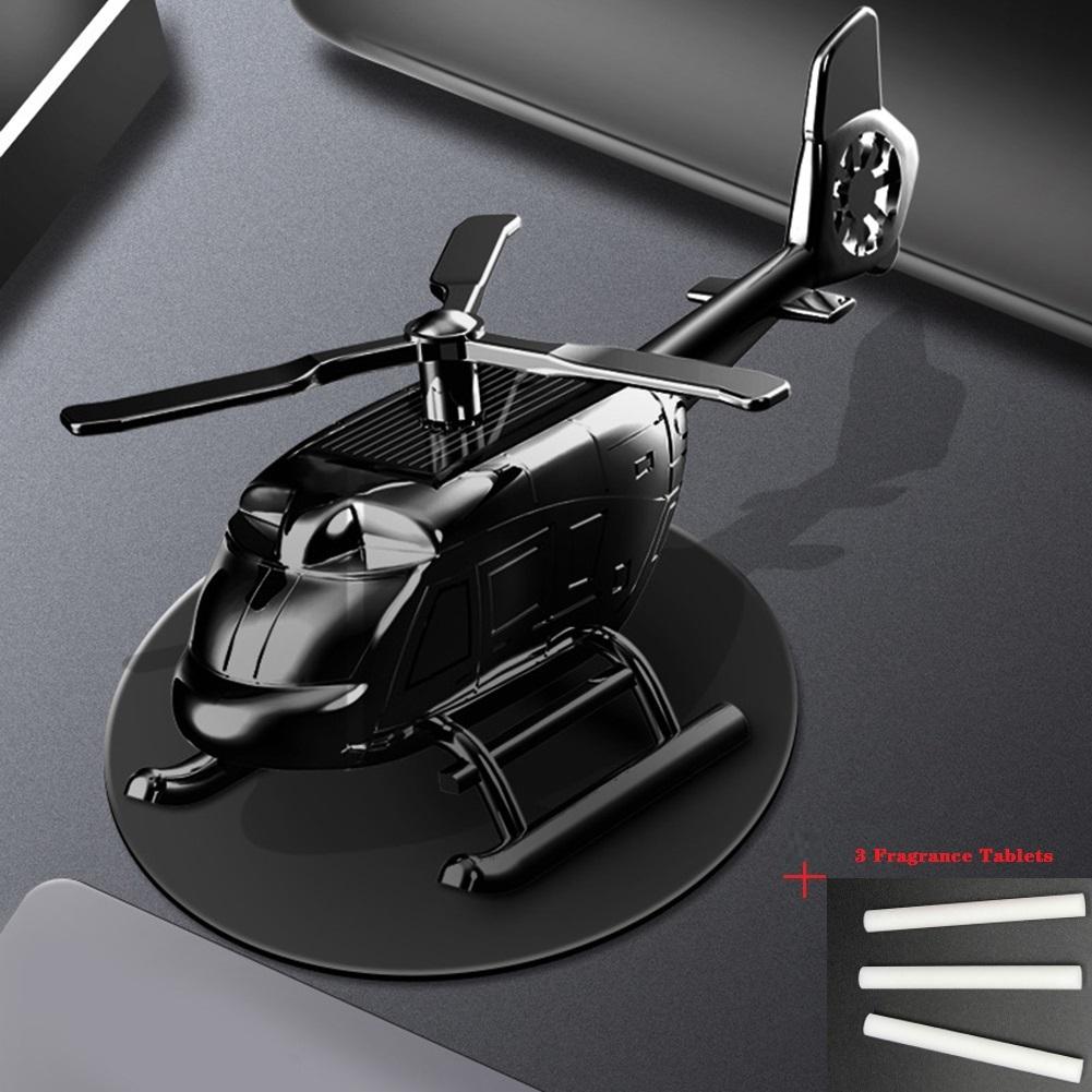 Difuzér vůně do auta Ornament Solární helikoptéra Tvar Rotační čepel Pevná aromaterapie Dekorace
