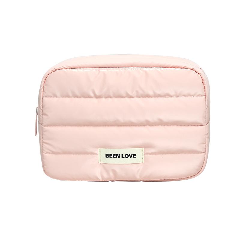 

Fashion Large Capacity Makeup Bag Travel Organizer Portable Cosmetic Bag Multifunctional Storage Washbag DROPSHIPPING рожевий