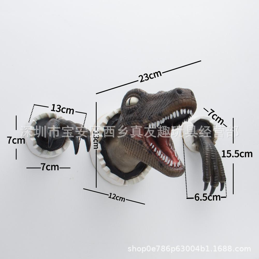 Halloween Dinosaurier Maske mit beweglichem Mund Weihnachten Niedliche Tier Tyrannosaurus Rex Dinosaurier Maske