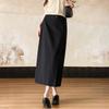 Demana Lady Travel Slit H-Line Long Skirt