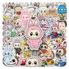 50 Labubu Graffiti Stickers: Schattige Cartoon Decoraties voor Telefoonhoesjes en Waterbekers