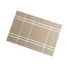 Prostírání na stůl Plaid Print Table Mat Omyvatelná tepelně odolná prostírání odolná vůči teplu