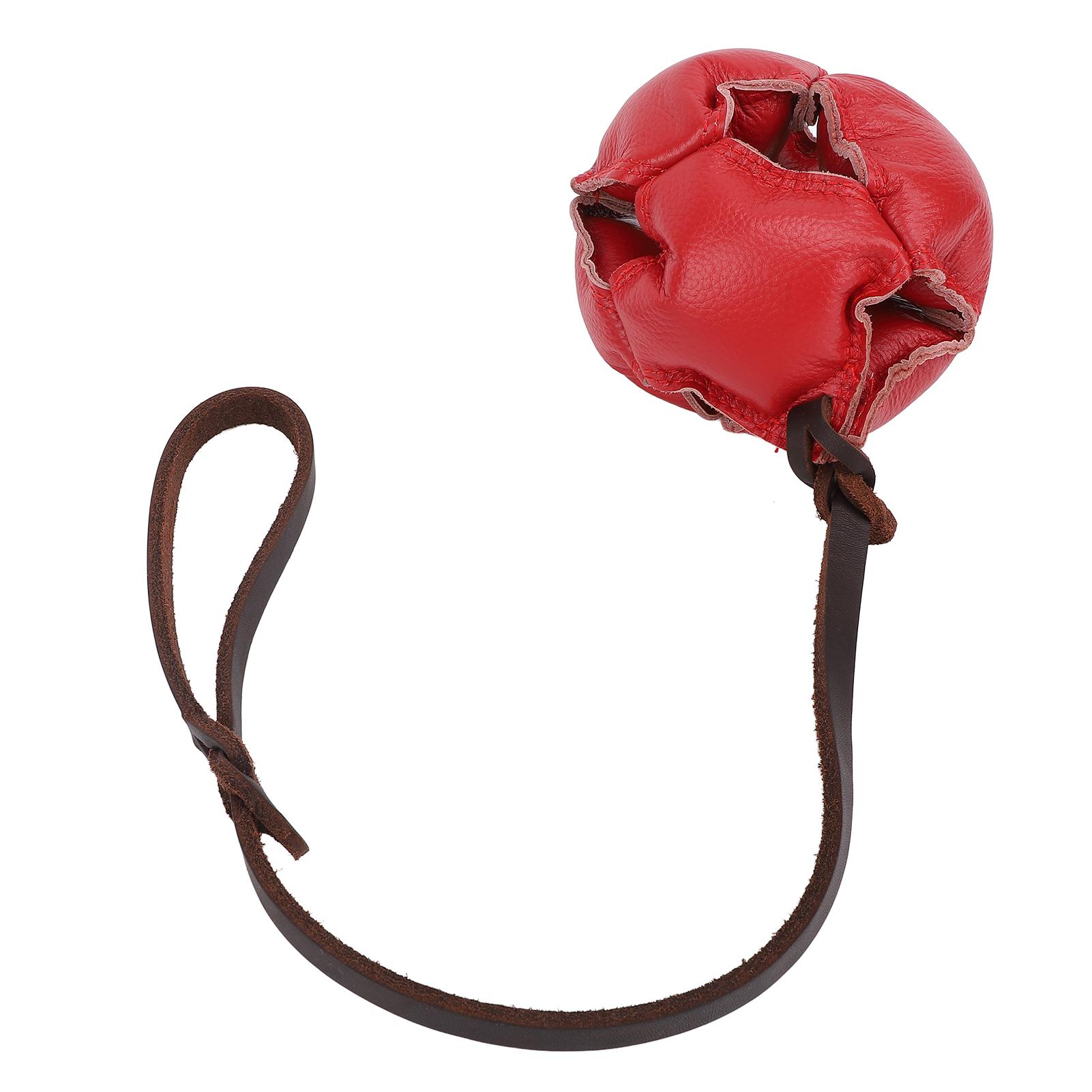 

Мяч для дрессировки собак, высвобождающий энергию, снижающий беспокойство, интерактивное упражнение и поощрение, игрушка-мяч на веревке для Red