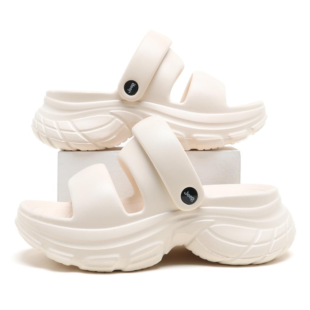 Jeep EVA Daily Commuting Casual Beach Sandals Women sandals Off-White P750W14677-3