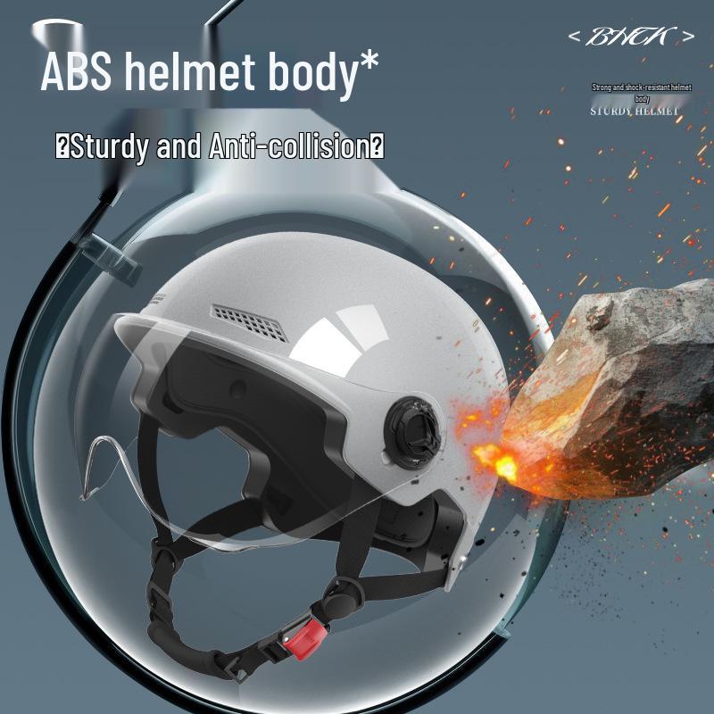 Universal Electric Motorcycle Helmet: Sun Protection, All-Season Safety for Men & Women