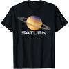 Saturn Solar System Planet Tshirt Unisex Clothing Graphic T Shirts Streetwear Oversized T Shirt Harajuku Tees
