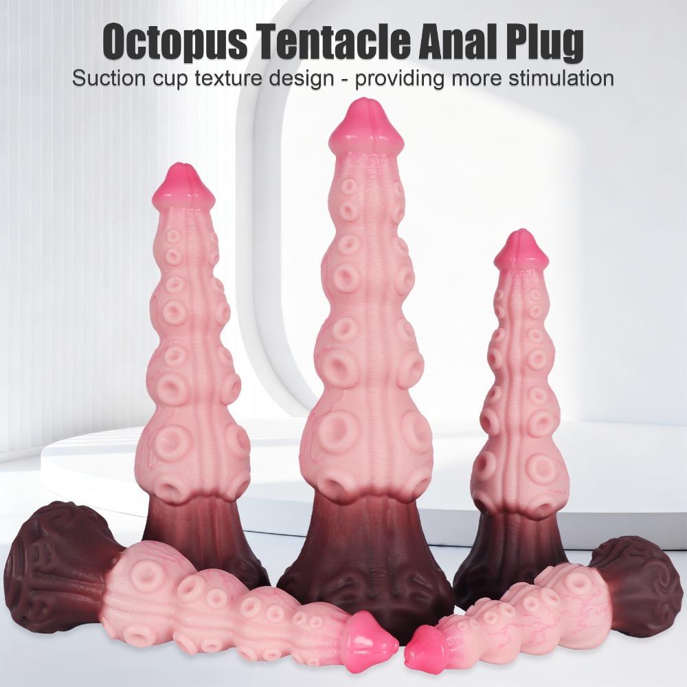 Handmade Silicone Anal Dilator Toys Soft Liquid Silicone Adult Products for Couple