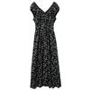 Women's 2026 Summer French Floral V-neck A-line Long Dress