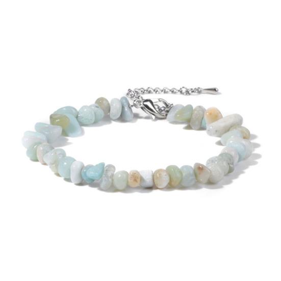 Women Bracelet Irregular Beads Decor Adjustable Length Non-fading Bracelet Wrist Jewelry Versatile