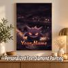 Gengar Custom Name Diamond Painting Personalized 5D Full Drill DIY Diamond Art Home Decor