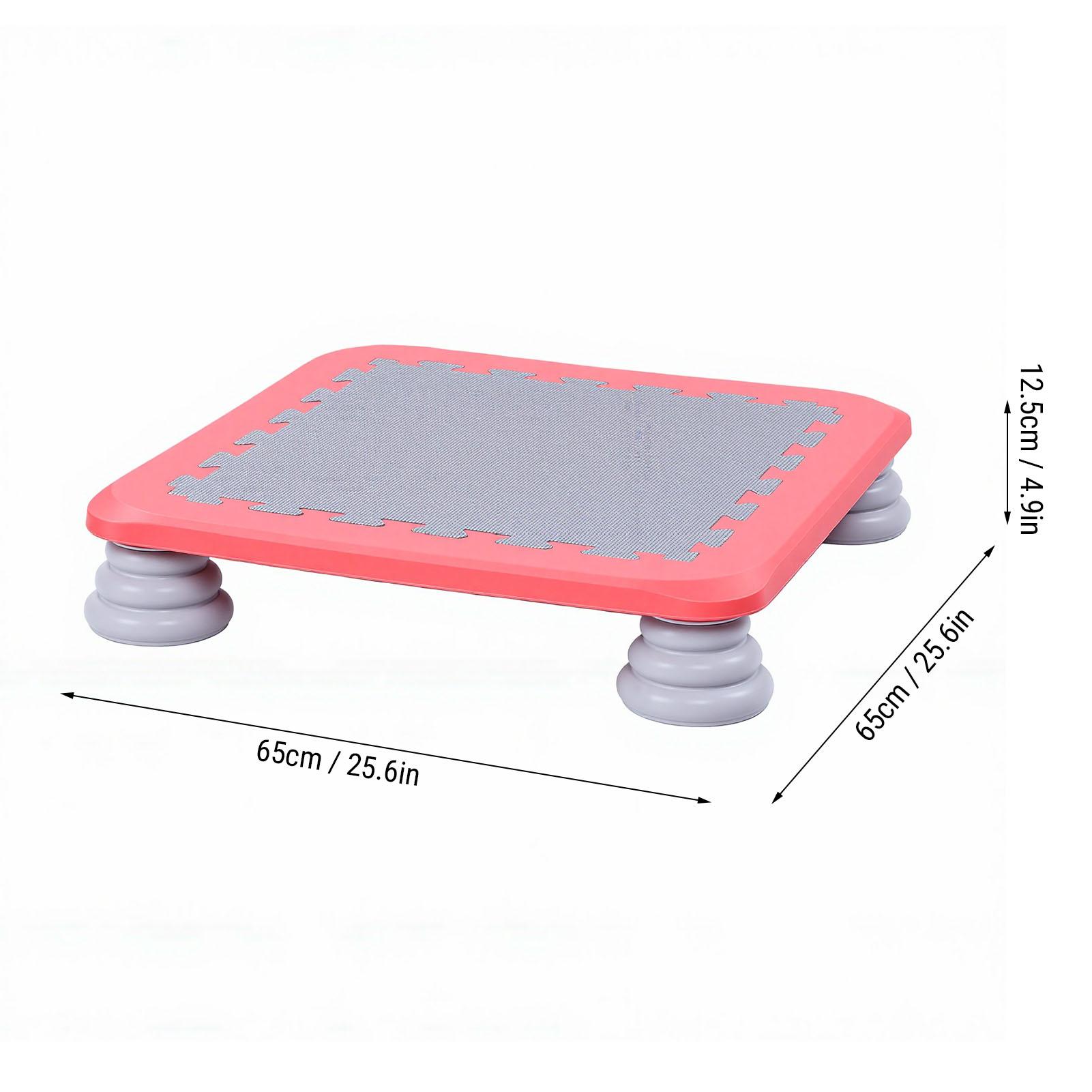 Mini Trampoline for Kids Sensory Trampoline Bouncing Board with Non Slip Base Balance Training Equipment