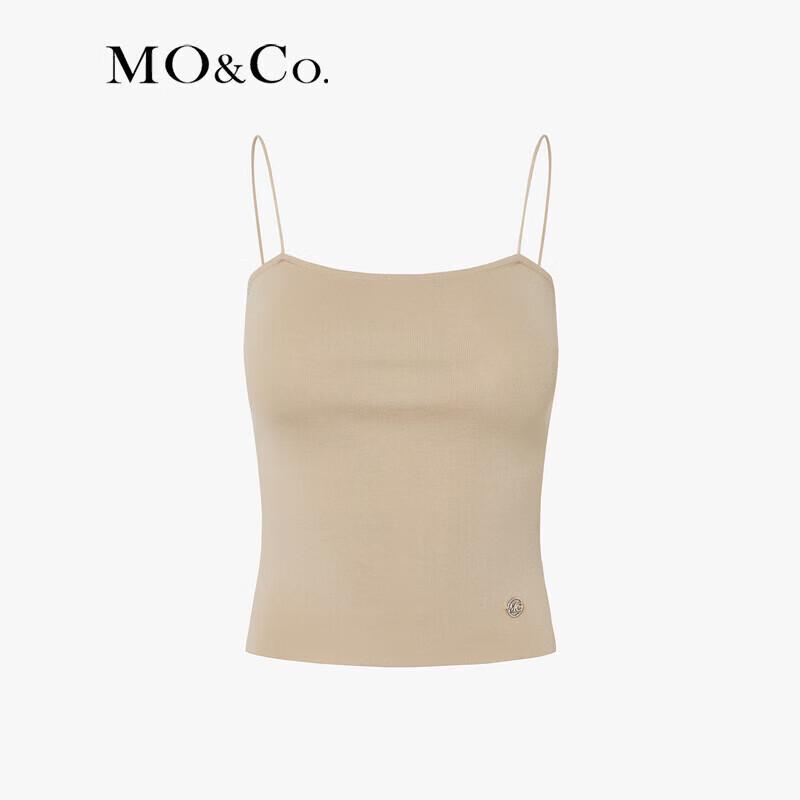 MO&Co. Women s Curved Open Back Knitted Camisole Top S