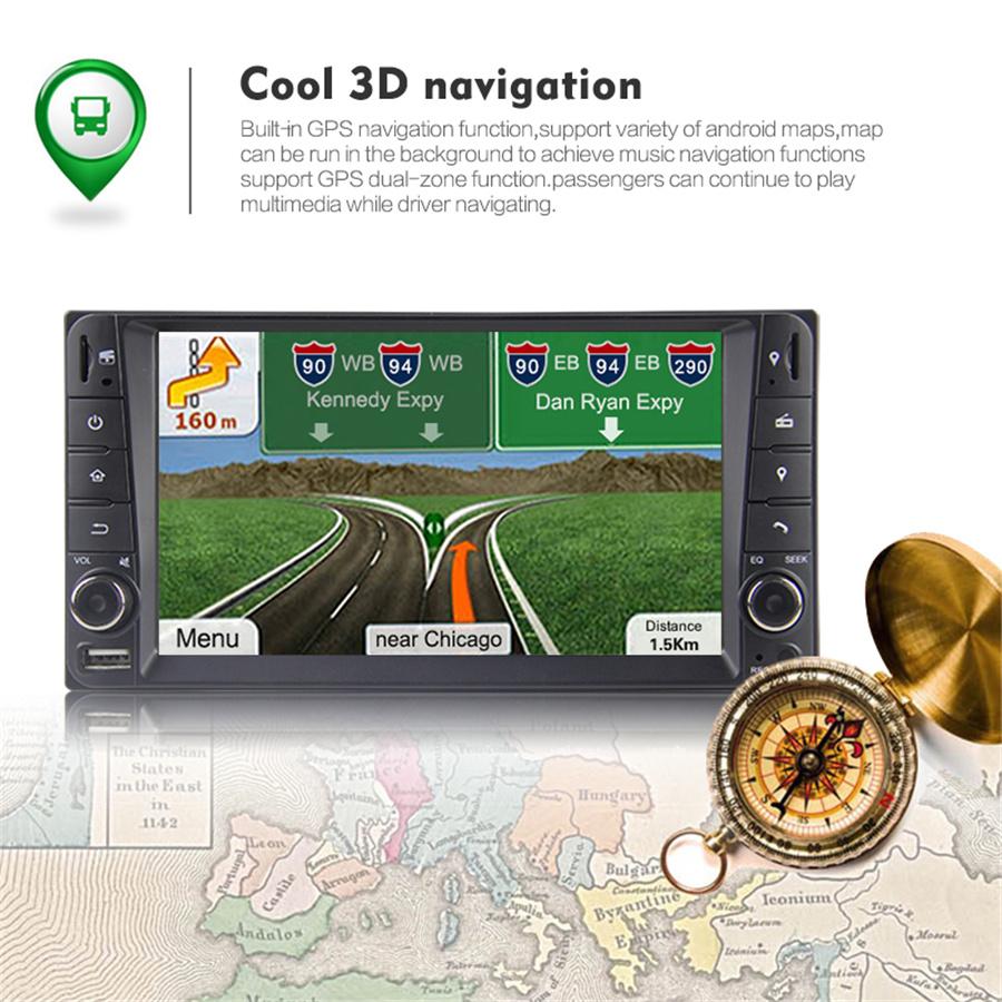 Android 10 Multimedia Player GPS Navi Car Stereo 7 Inch Built-in Carplay 2+32G Navigation FM AM RDS For Toyota RAV4...