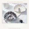 Shell Shaped Ceramic Soap Dish Bathroom Accessories Soap Holder Draining Box Creative Desk Jewelry Display Tray