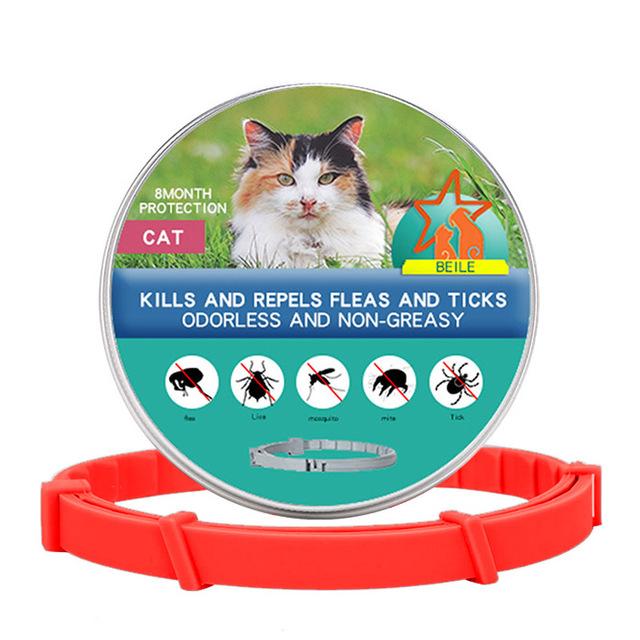 Pet Deworming Flea Collar Retractable Necklace Anti Flea And Tick Big Dog Puppy Cat Prevention Mosquitoes Pets Repellent Collar
