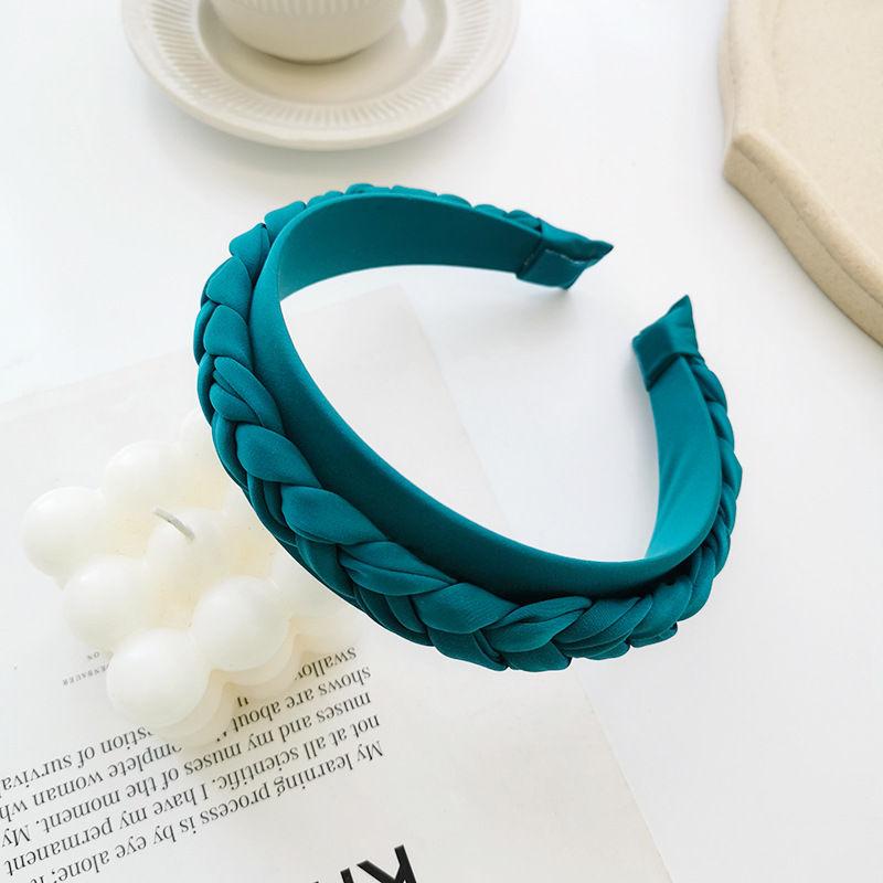 Braided Braid Fashion Headband Edge Hair Solid Color Women Wide Tie Hair Accessories