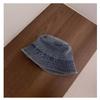 Solid Color Cotton Bucket Hats Summer Men Denim Beach Cap New Sunscreen Panama Hat