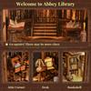 MiniCity DIY Book Nook Dollhouse 3D Miniature House BookNook Wood Craft Bookend Decoration with Perfect Gift for Teens and Adults Kit, Kit, Kit, LED,