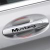 Car Door Sticker Carbon Fiber Scratches Auto Handle Protection Film For Ford Mustang Spoiler Shelby GT 350 500 Cobra E Focus 2 3 MK3 Kuga