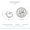 BAMOER 1PC 925 Sterling Silber Stern und Mond Ohr Manschette Pave Fassung CZ Glänzende Ohrclip für Frauen Geburtstagsgeschenk Feiner Schmuck