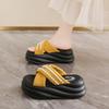 Fashion Shoes Slippers Soft String Bead Platform Increased Internal Slides Slipers Women Comfort Summer 2025 Shoes Ladies' Slippers Incr