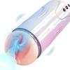Automatic Male Sucking Vibration Masturbation Device 3D Simulation Vaginal Channel Penile Delay Training Device Adult Products