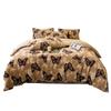 Thickened Rabbit Plush Quilt Cover Single Piece Thickened Milk Plush Quilt Cover Three-Piece Set Single Flannel Quilt Cover 3