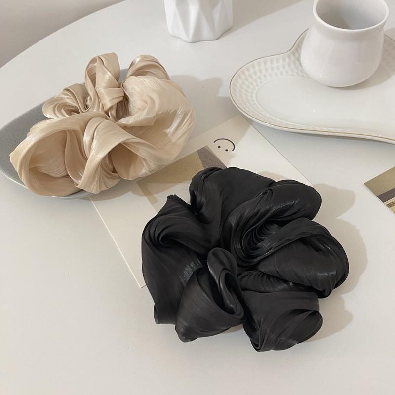 Silk Satin Scrunchies Hair Bands Women Korean Girls Elastics Hair Band Ponytail Hold Hair Accessories Headwear