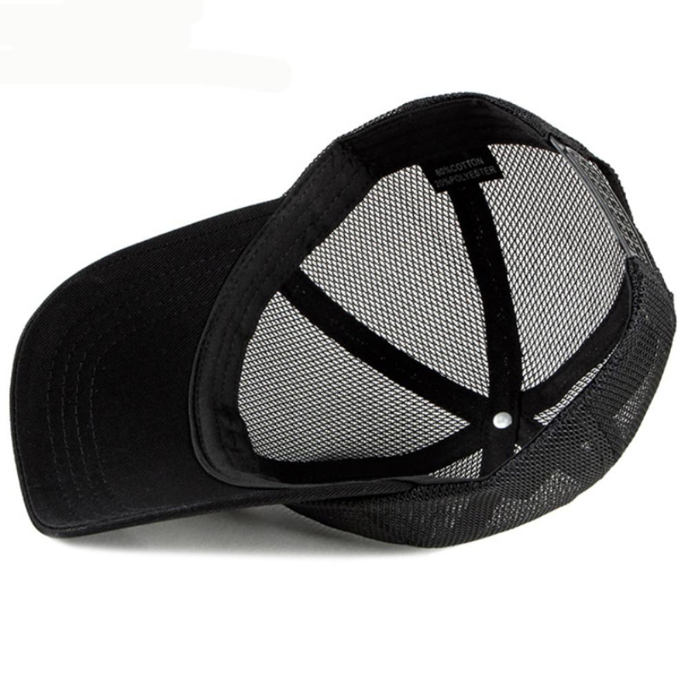 HT4757 Spring Summer Mesh Trucker Cap Men Women 6 Panels Baseball Hat Classic Breathable Baseball Cap Male Female Snapback Caps