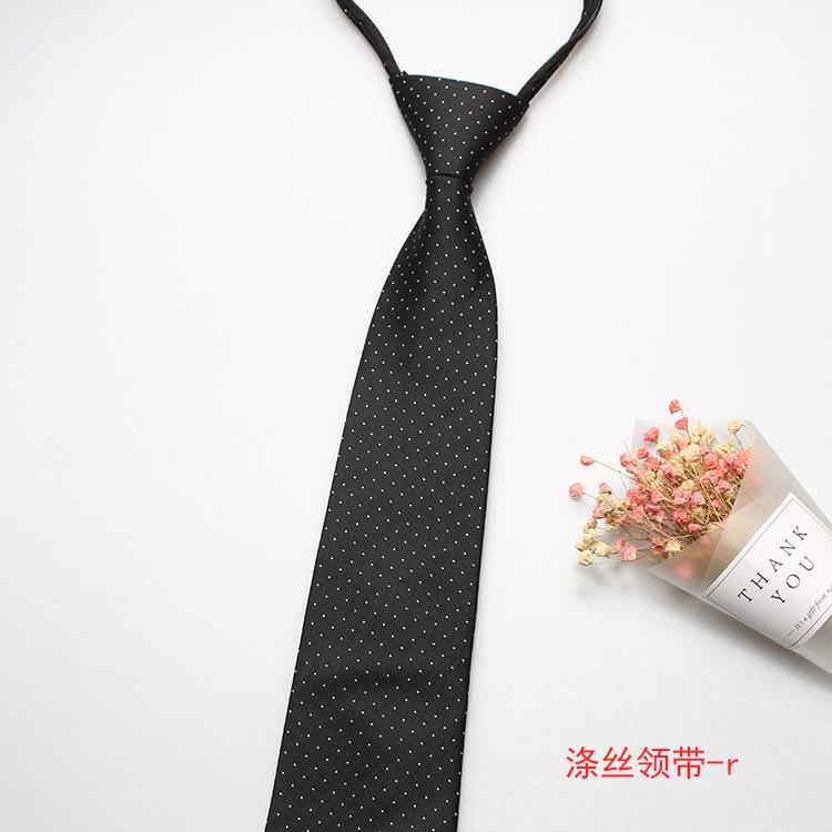 Hot-Selling Formal 8Cm Business Tie, Men'S Zipper Lazy Tie, Small Flower Cashew Nut Ideas, A Variety Of Colors