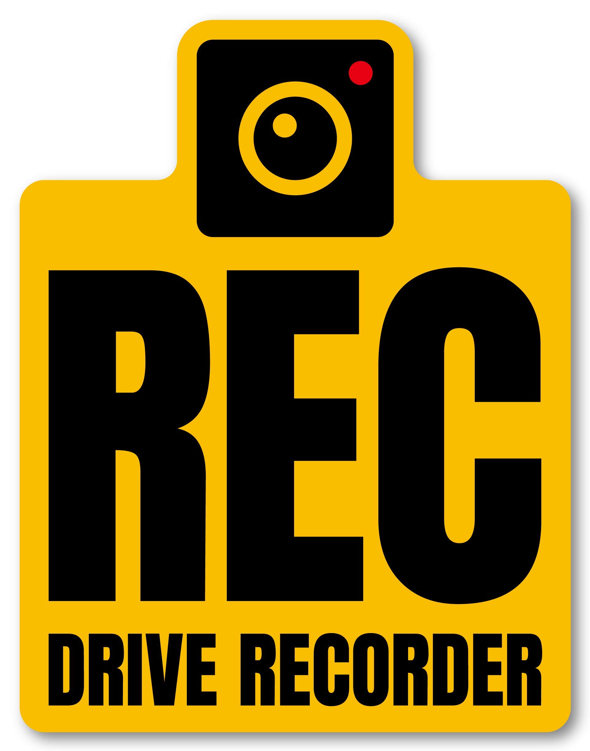 Наклейка Isaac Trading Drive Recorder REC Наклейка для видеорегистратора
