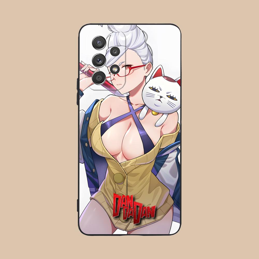 

Dandadan Anime Phone Case for Samsung Galaxy A73 72 71 70 55 54 53 52 35 34 32 23 14 13 5G Black Smartphone Cellphones Cover Galaxy A12 5G