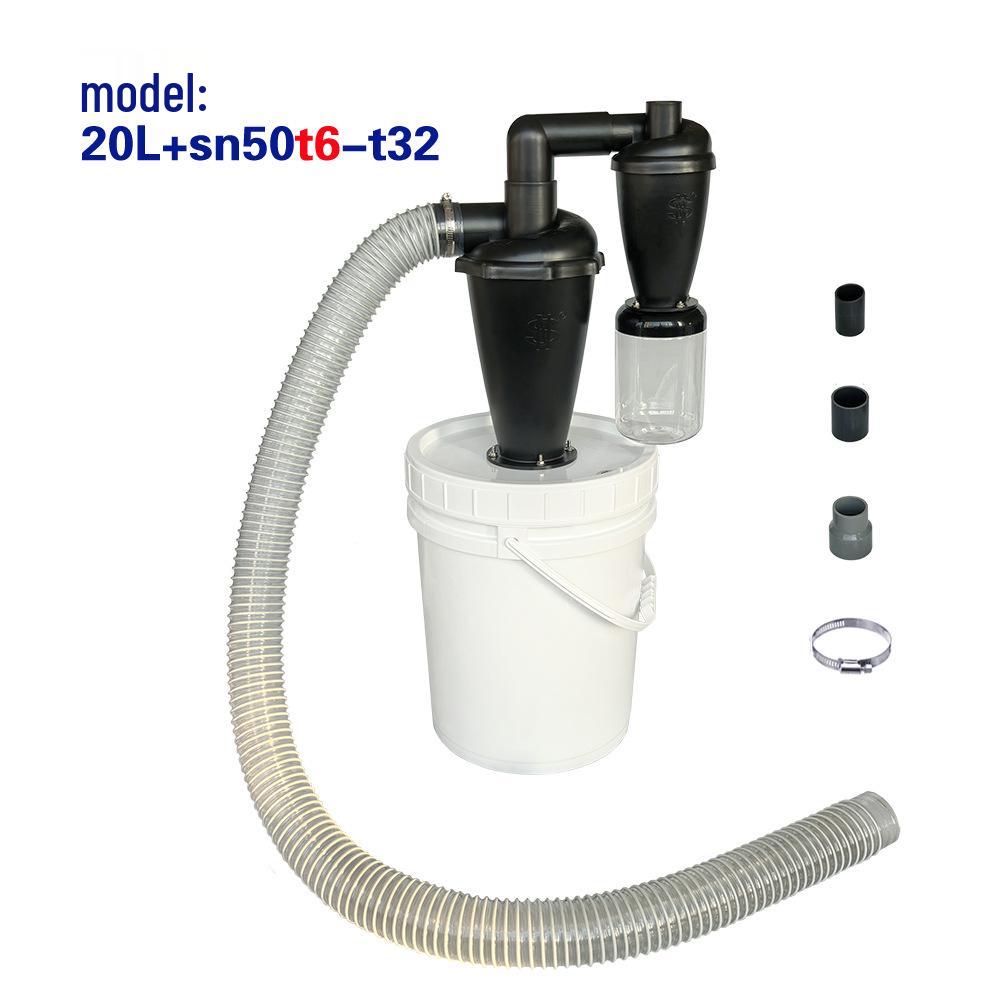 SN Brand Level 2 Dust Collection System: 20L Bin, 50mm Diameter for Efficient Dust Removal, Suitable for All Occasions