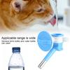 ABS Hunde Futterspender Hängend Auslaufsichere Düse Trinkwasserkopf Haustierbedarf Zubehör(blau )