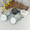 Multi-Purpose Inkwell Set: Includes Inkstone with Lid, Ink Stick, Brush Rest, Ink Sea, Ceramic Inkwell, Ink Box, and Ink Dish.