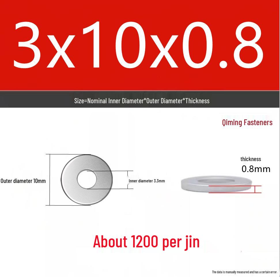 4.8 Grade Galvanized Iron Flat Washer M3-M40 Oversized Metal Screw Gasket Washer