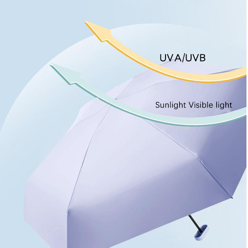 Paradise Mini Umbrella Capsule Umbrella Sunny and Rainy Dualuse Rainproof Sun Protection Outdoor Traveling Parasol Umbrella